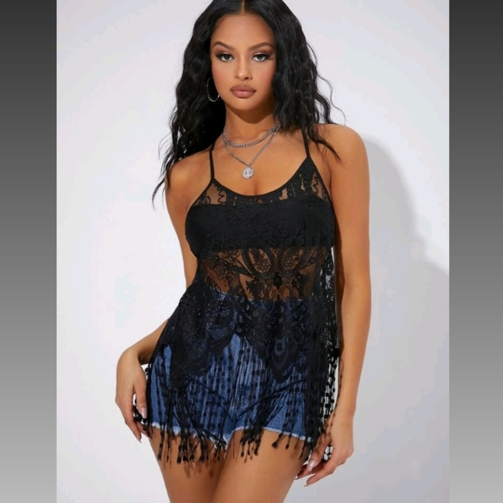 Fringe Hem Top